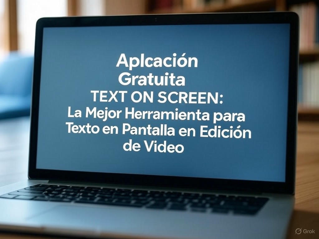 Aplicación Gratuita TEXT ON SCREEN: La Mejor Herramienta para Texto en Pantalla en Edición de Video