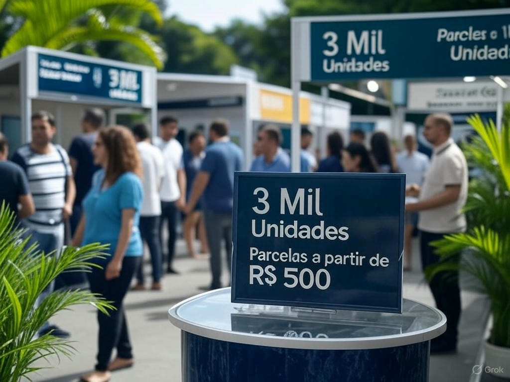 Feira de Imóveis em Salvador: 3 Mil Unidades com Parcelas a partir de R$ 500 e Entrada Facilitada