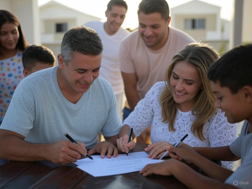 Famílias de Juazeiro do Piauí Assinam Contratos para 49 Casas do Minha Casa, Minha Vida