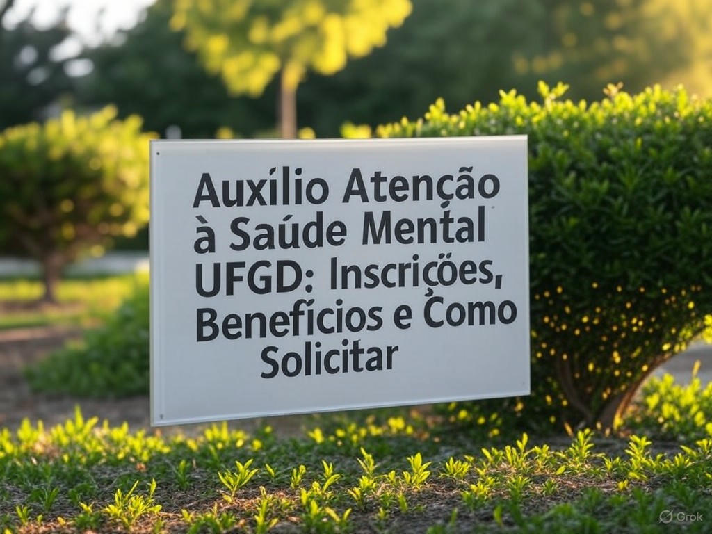 Auxílio Atenção à Saúde Mental UFGD: Inscrições, Benefícios e Como Solicitar