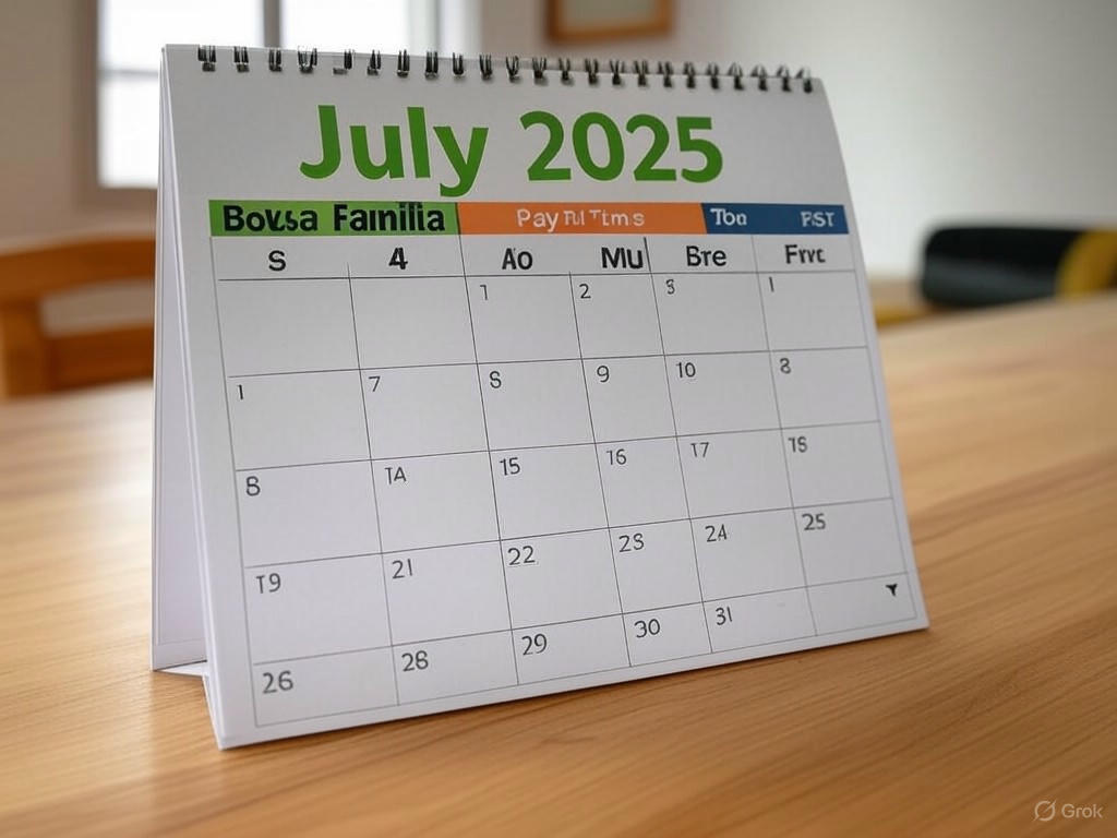 Bolsa Família: Calendário Completo de Pagamentos de Julho de 2025