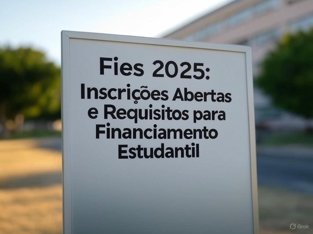 Fies 2025: Inscrições Abertas e Requisitos para Financiamento Estudantil