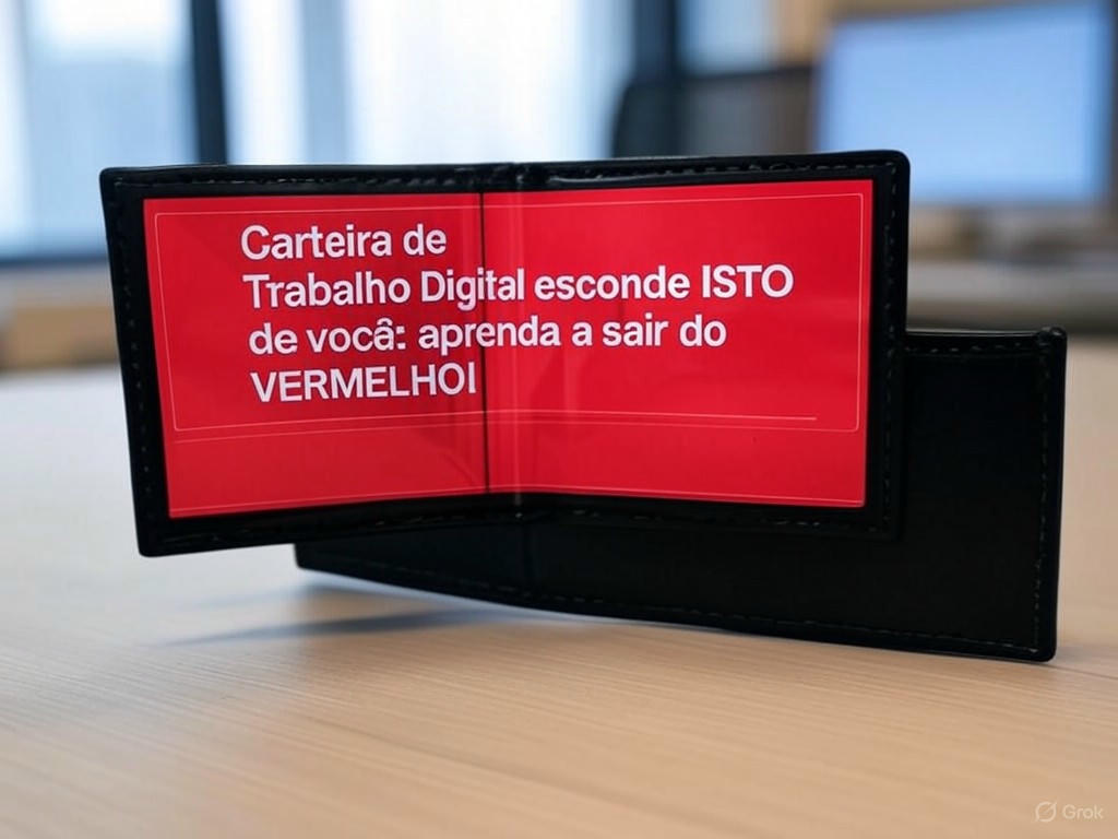 Carteira de Trabalho Digital esconde ISTO de você: aprenda a sair do VERMELHO!