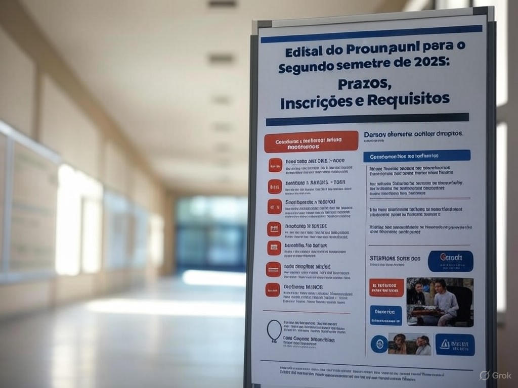Edital do Prouni para o Segundo Semestre de 2025: Prazos, Inscrições e Requisitos