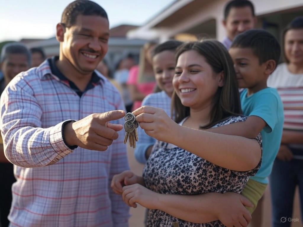 Com sorteio ao vivo, 30 famílias de MS são contempladas em programa de habitação popular