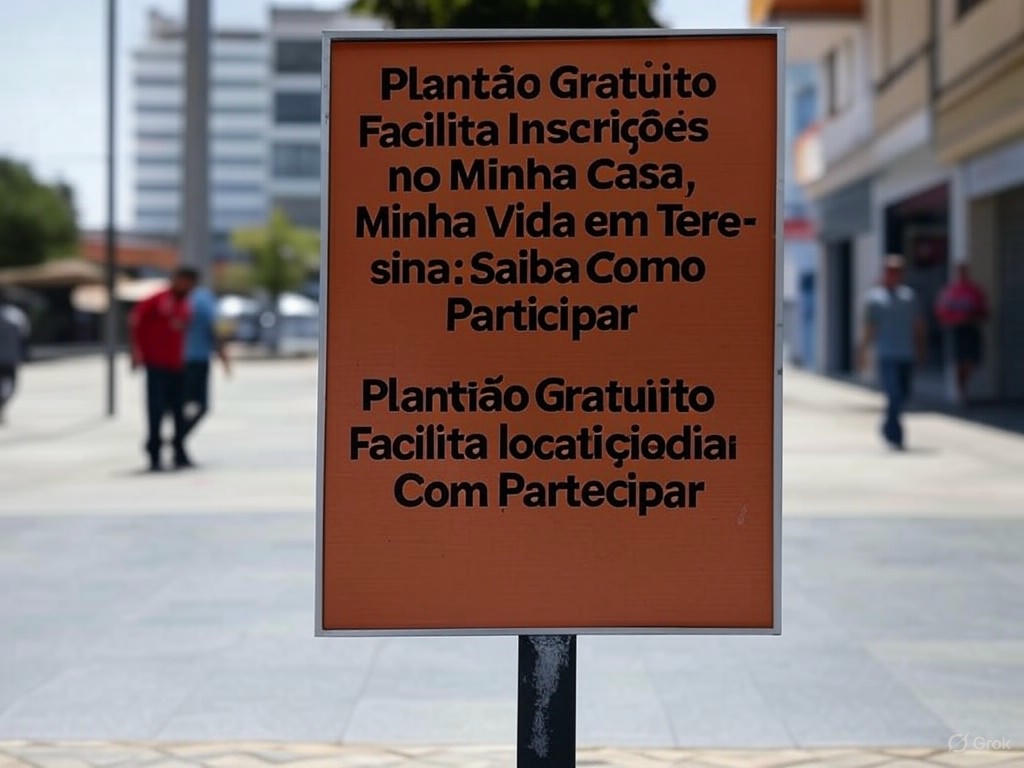 Plantão Gratuito Facilita Inscrições no Minha Casa, Minha Vida em Teresina: Saiba Como Participar