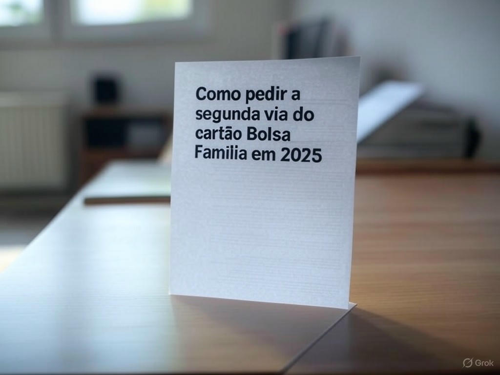Como pedir a segunda via do cartão Bolsa Família em 2025 sem complicações