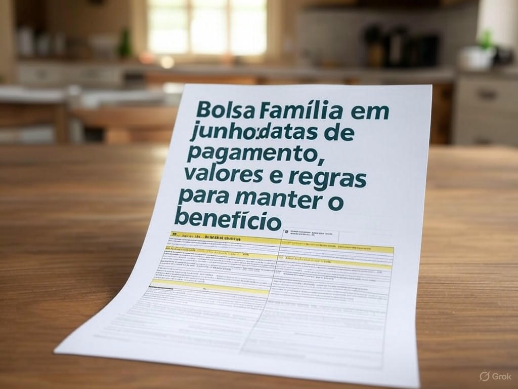 Bolsa Família em junho: datas de pagamento, valores e regras para manter o benefício