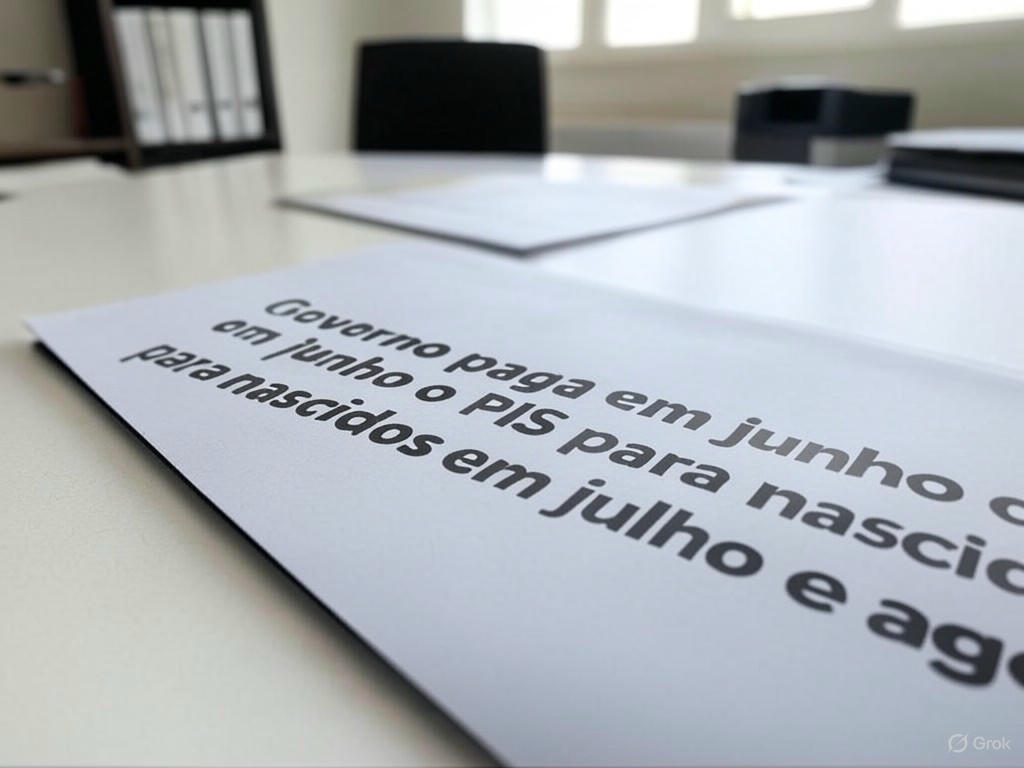 Governo paga em junho o PIS para nascidos em julho e agosto: confira datas, regras e como consultar