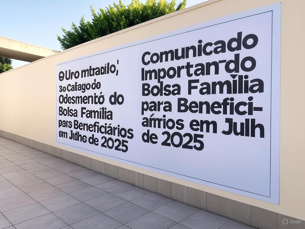Comunicado Importante do Bolsa Família para Beneficiários em Julho de 2025