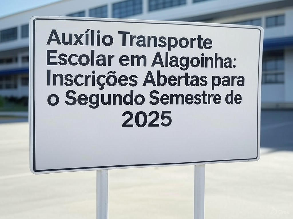 Auxílio Transporte Escolar em Alagoinha: Inscrições Abertas para o Segundo Semestre de 2025