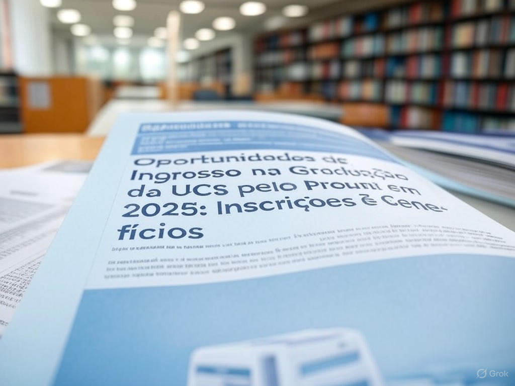 Oportunidades de Ingresso na Graduação da UCS pelo Prouni em 2025: Inscrições e Benefícios