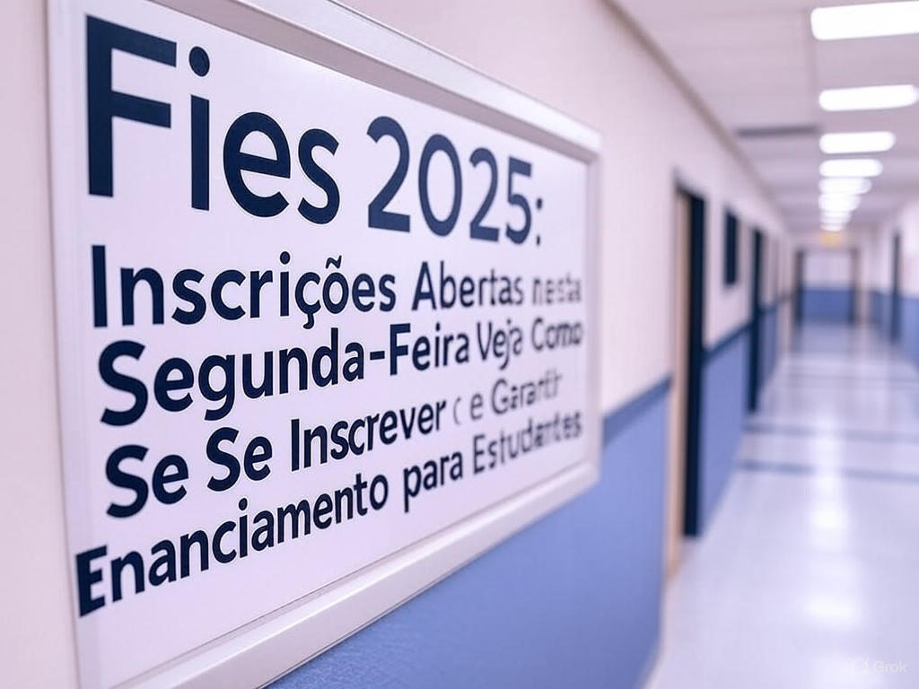 Fies 2025: Inscrições Abertas nesta Segunda-Feira (14); Veja Como Se Inscrever e Garantir Financiamento para Estudantes