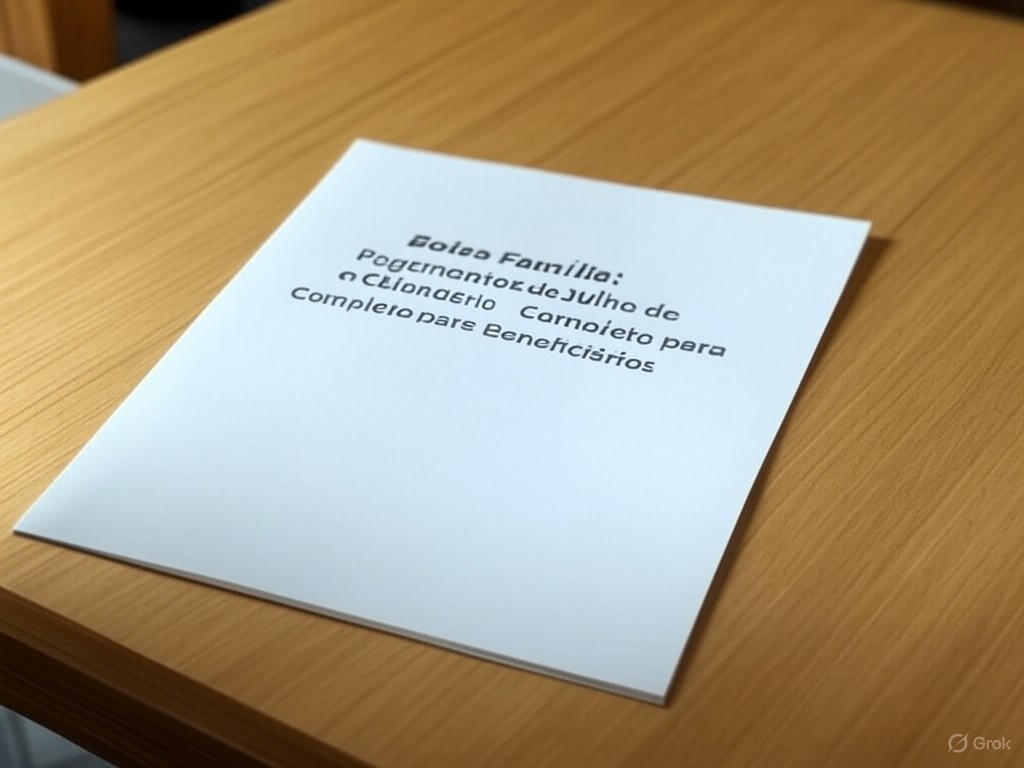 Bolsa Família: Pagamentos de Julho de 2025 e Calendário Completo para Beneficiários