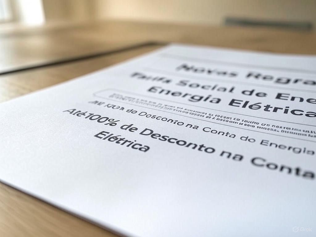 Novas Regras da Tarifa Social de Energia: Até 100% de Desconto na Conta de Energia Elétrica