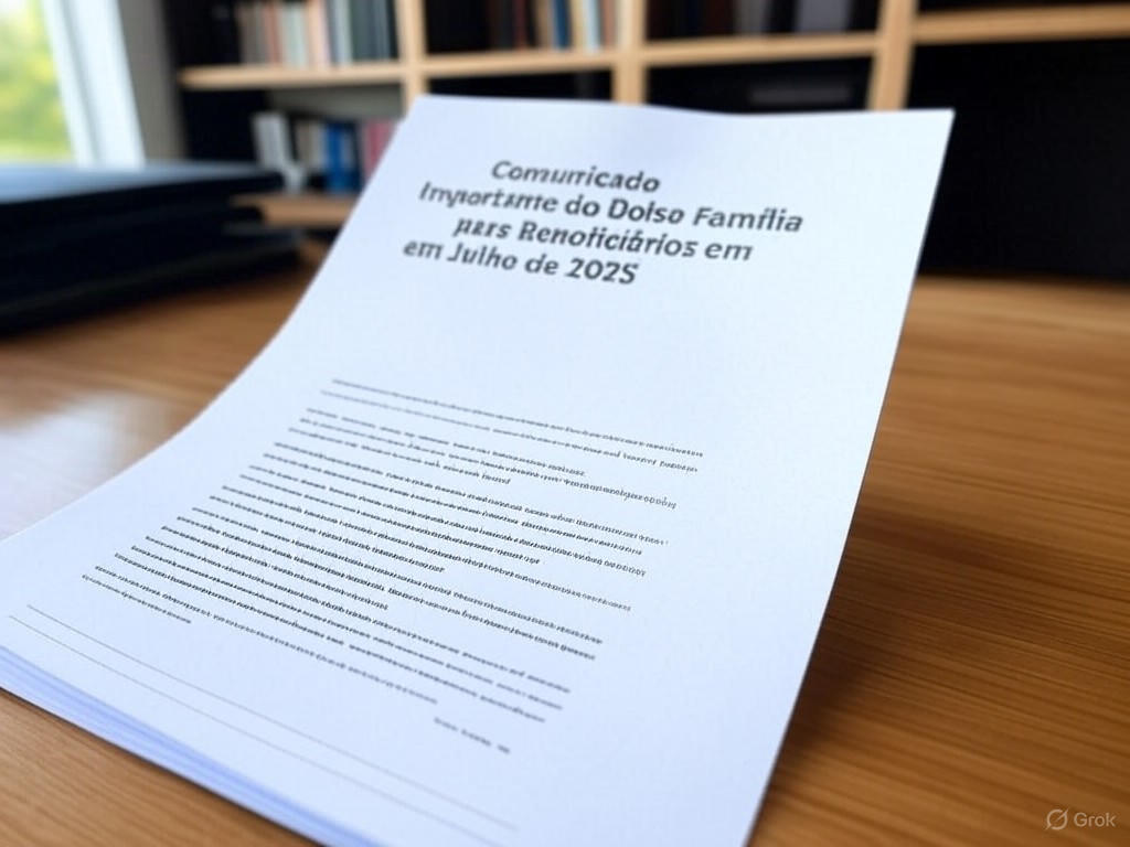 Comunicado Importante do Bolsa Família para Beneficiários em Julho de 2025