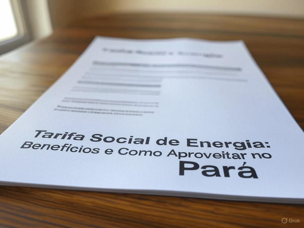 Tarifa Social de Energia: Benefícios e Como Aproveitar no Pará