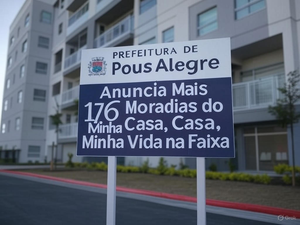 Prefeitura de Pouso Alegre Anuncia Mais 176 Moradias do Minha Casa, Minha Vida na Faixa 1