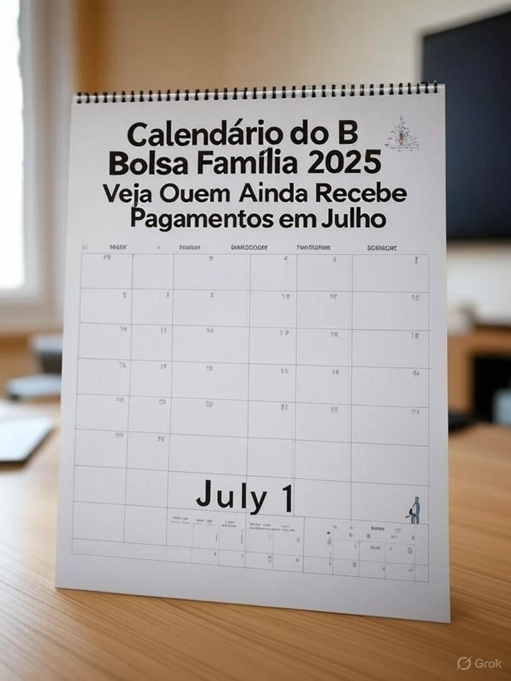 Calendário do Bolsa Família 2025: Veja Quem Ainda Recebe Pagamentos em Julho