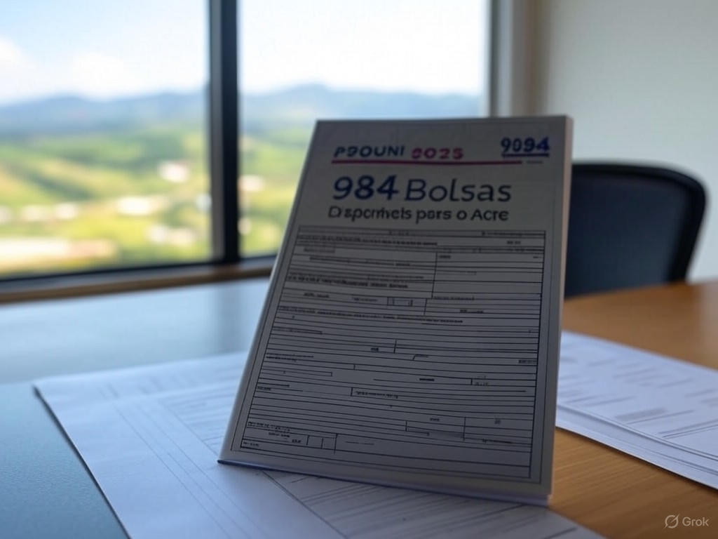 Prouni 2025: 984 Bolsas Disponíveis para o Acre, com Direito Liderando as Ofertas