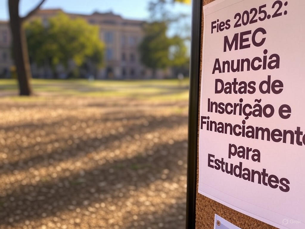 Fies 2025.2: MEC Anuncia Datas de Inscrição e Financiamento para Estudantes
