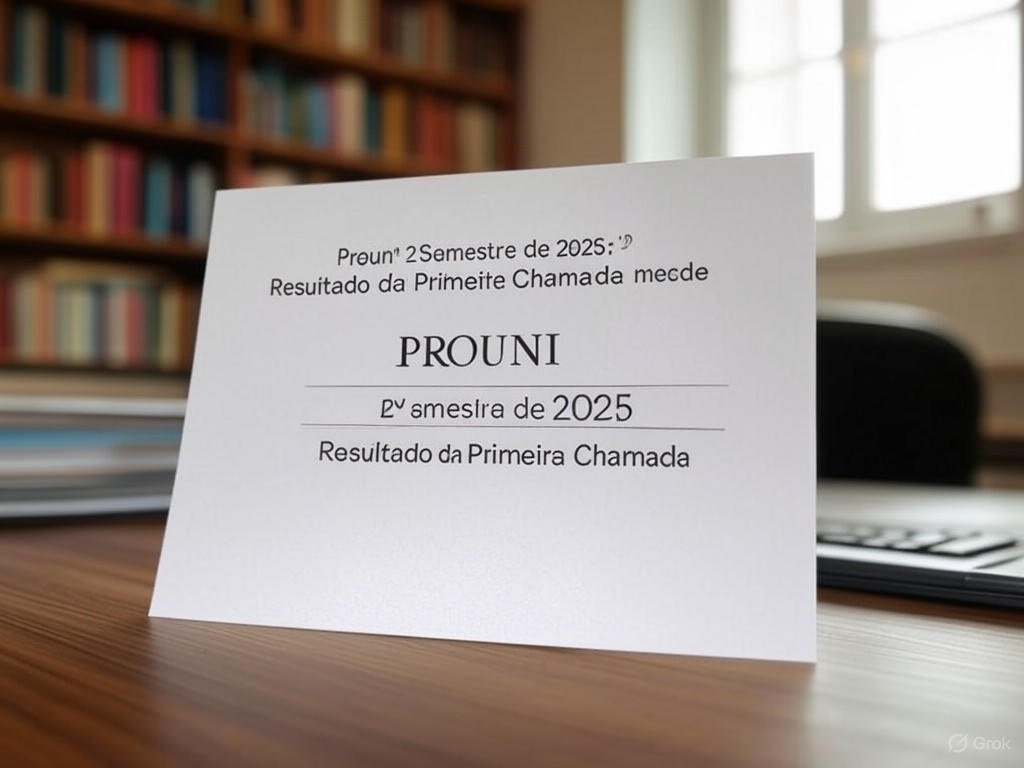 Prouni do 2º Semestre de 2025: Resultado da Primeira Chamada e Como Conferir