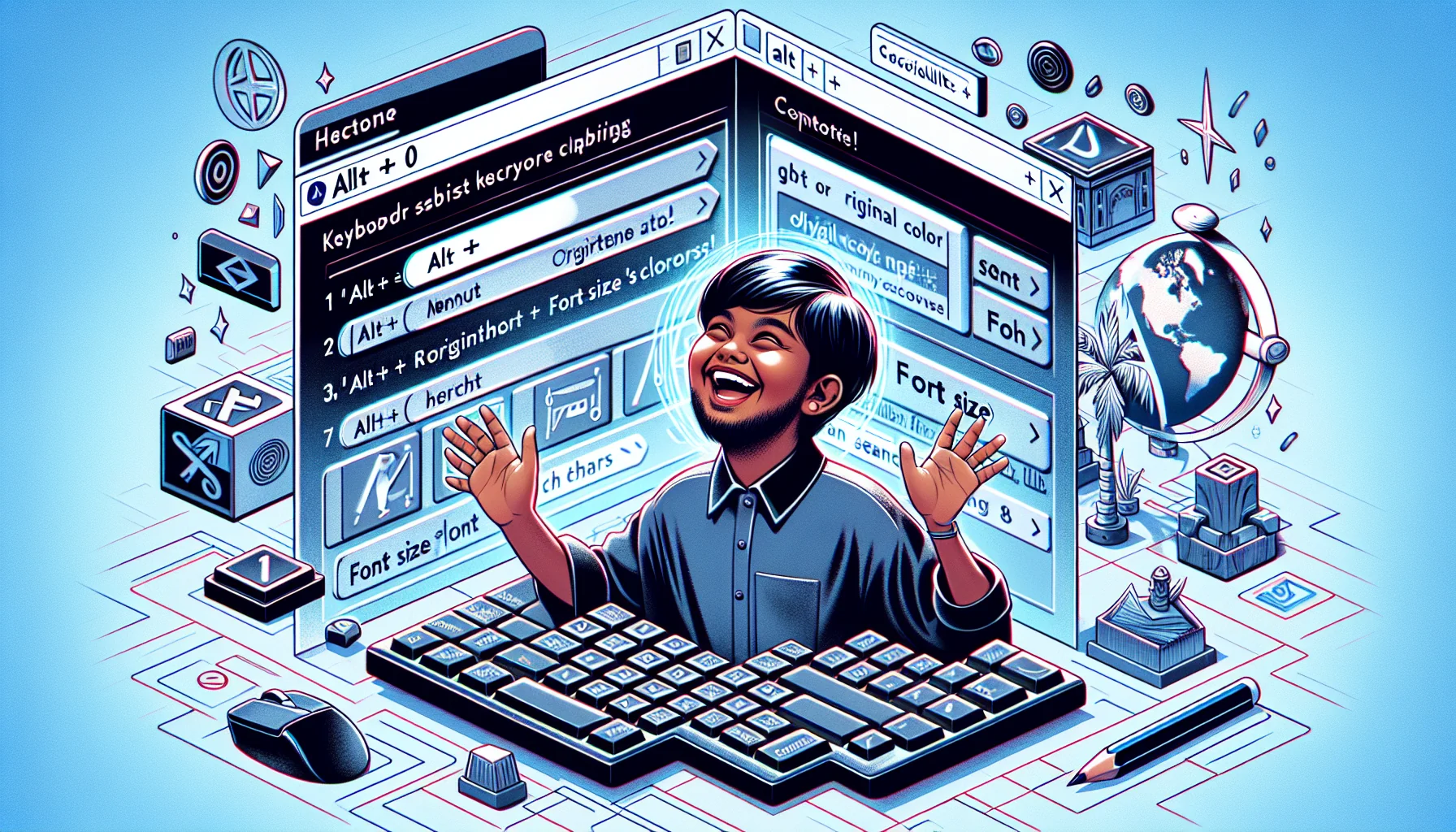 Acessibilidade Alt +0: Navegação via Teclado para Todos