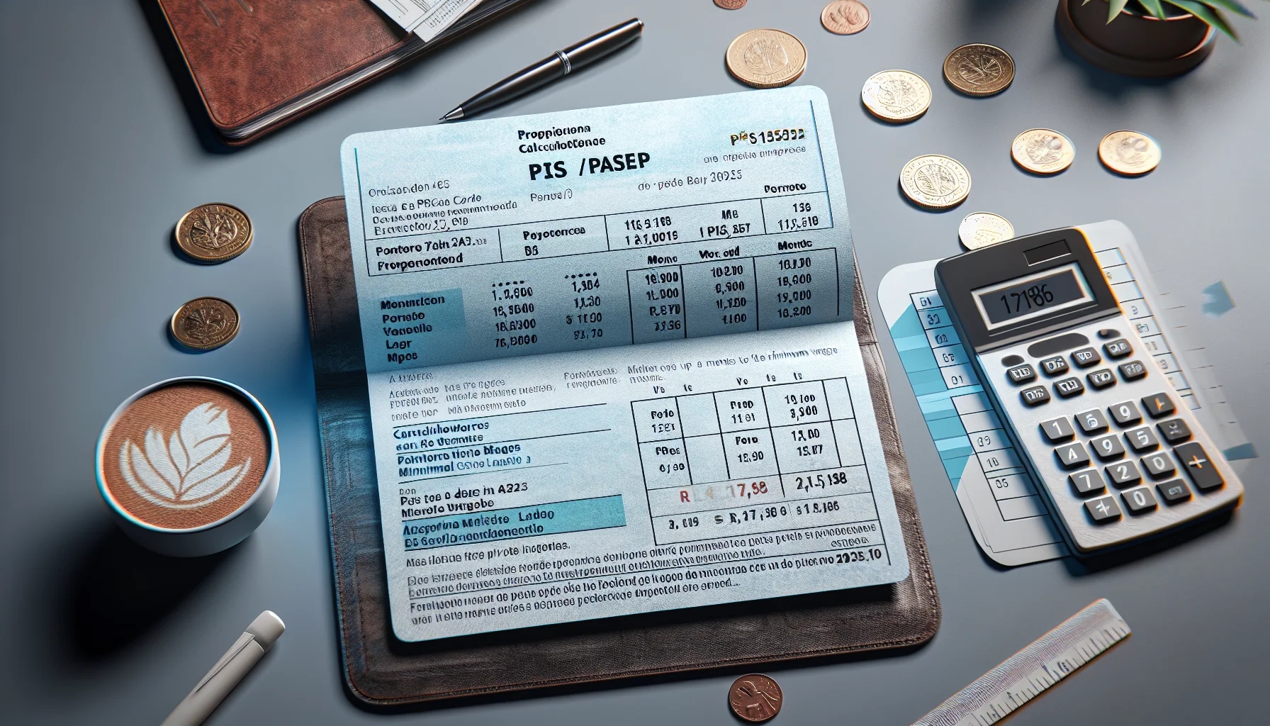 Como é calculado o valor proporcional do Abono Salarial PIS/PASEP 2025 para o lote 7