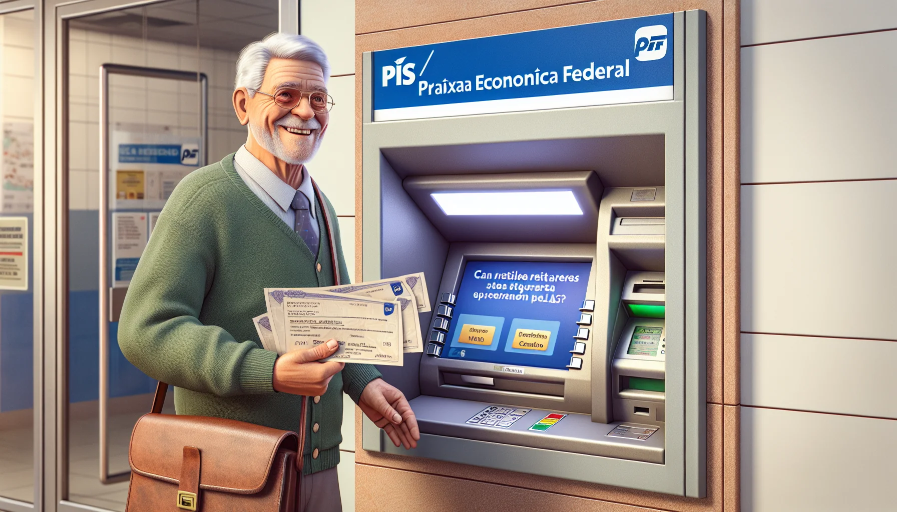 Recebimento e saque do PIS para aposentados: como funciona pelo Caixa e Banco do Brasil?
