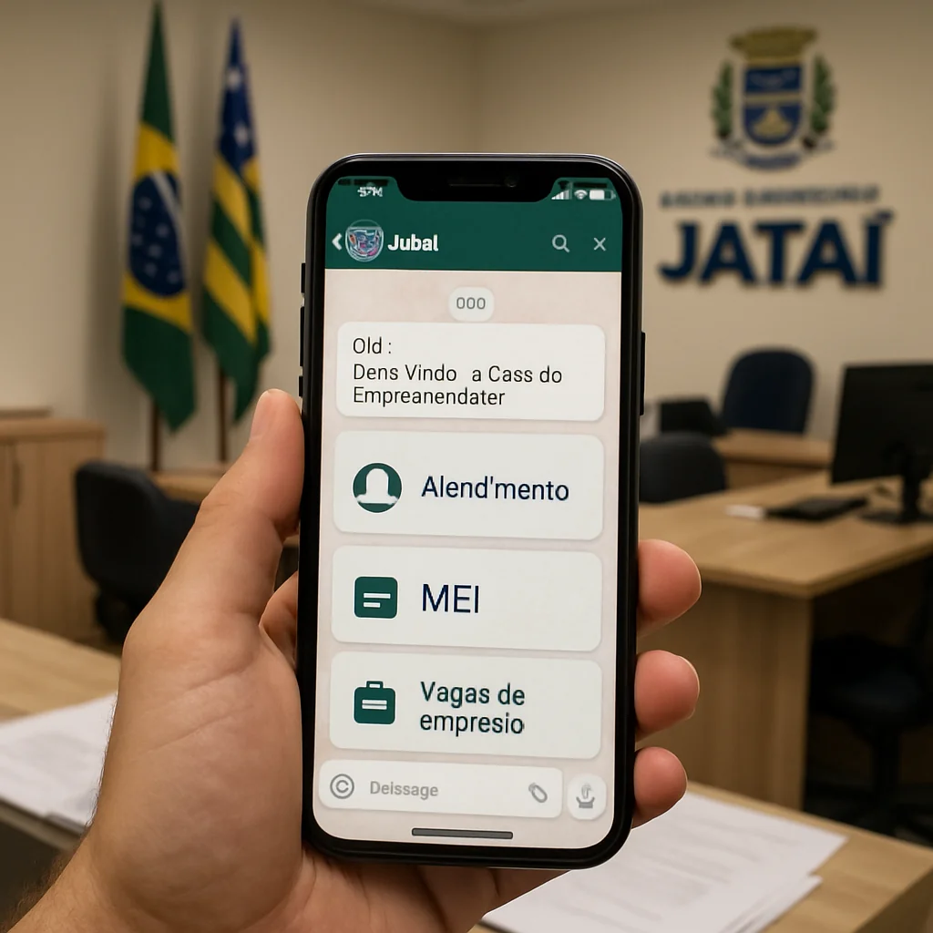 Atendimento WhatsApp Casa do Empreendedor Jataí: (64) 3632-4028