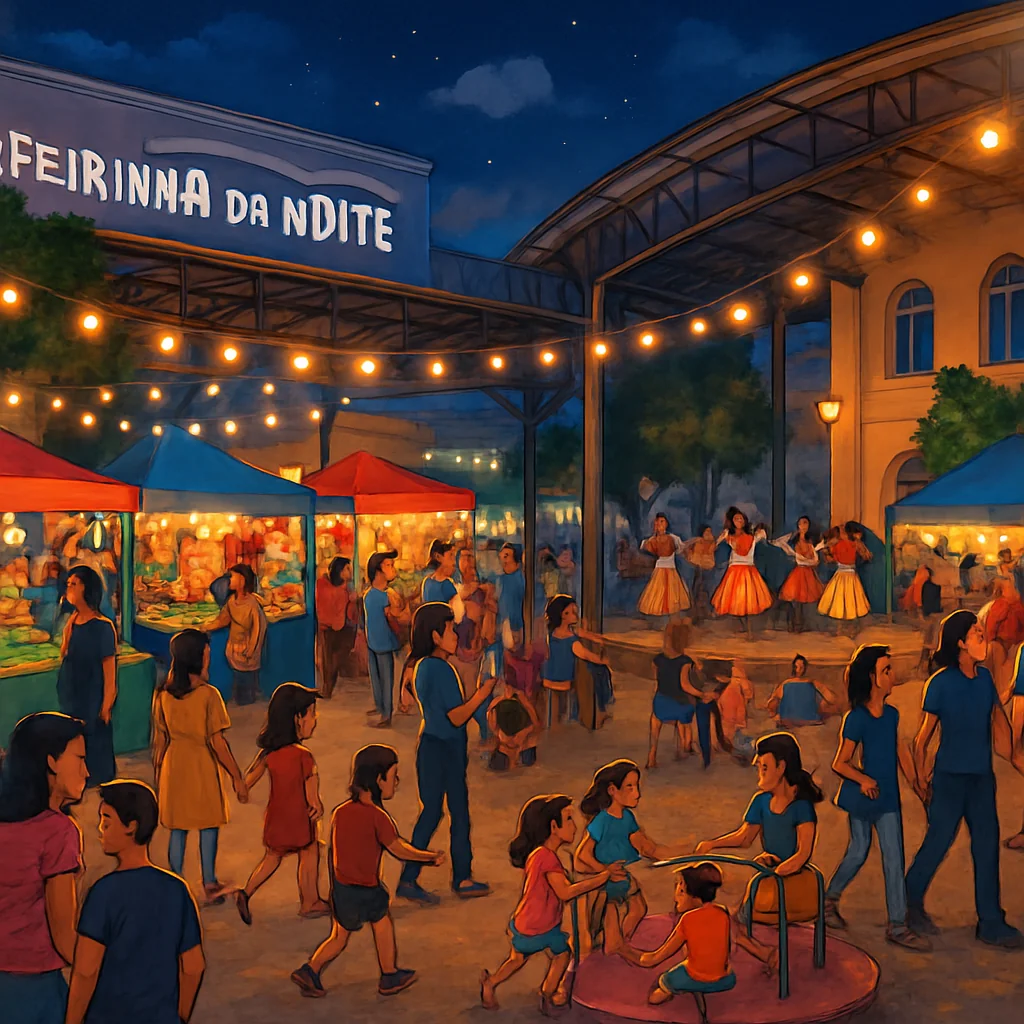 Feirinha da Noite Jataí: diversão, gastronomia e cultura toda quinta-feira