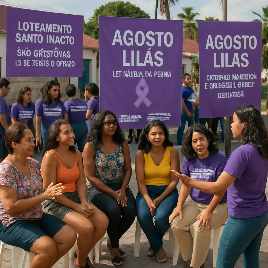 Prefeitura de São Cristóvão promove encontro no Agosto Lilás em Santo Inácio