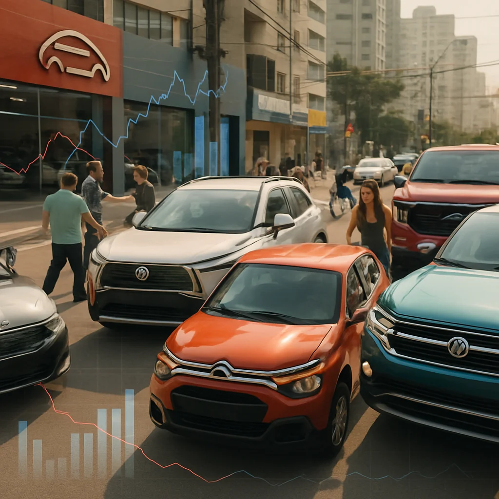Transformações no Mercado Automotivo Brasileiro no 1º Semestre de 2025