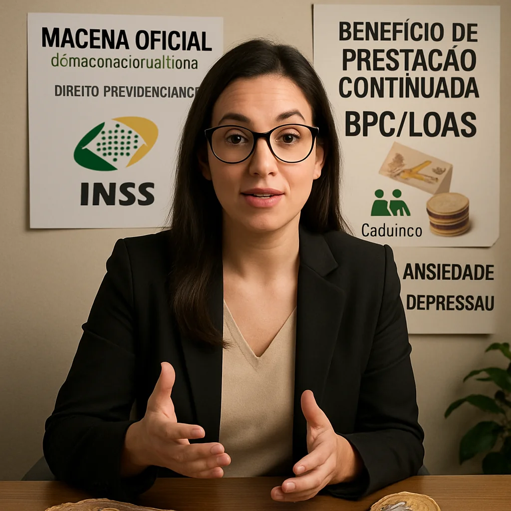 Macena Oficial explica direito ao BPC/LOAS para ansiedade e depressão