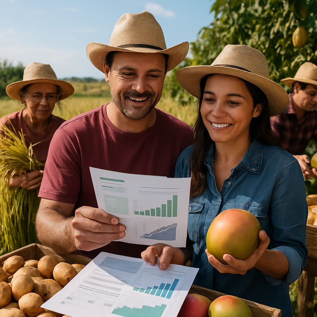 Agricultores familiares recebem bônus Pronaf em agosto para arroz, manga e batata