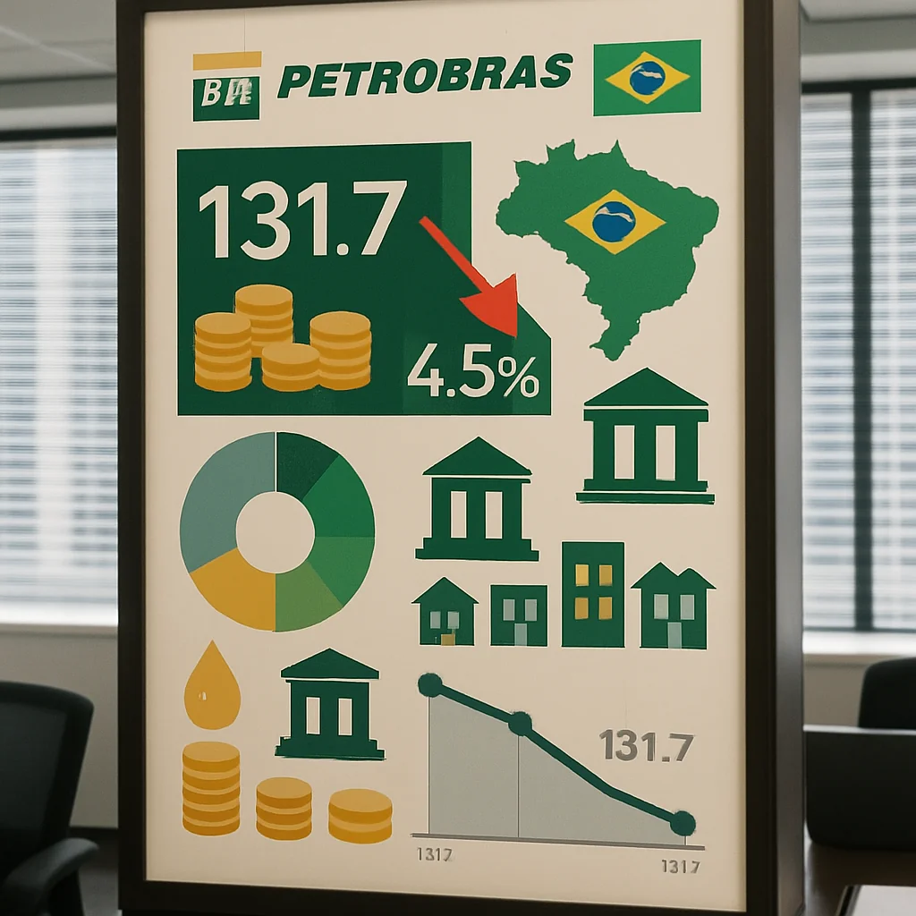 Petrobras pagou R$ 131,7 bi em tributos no 1º semestre de 2025