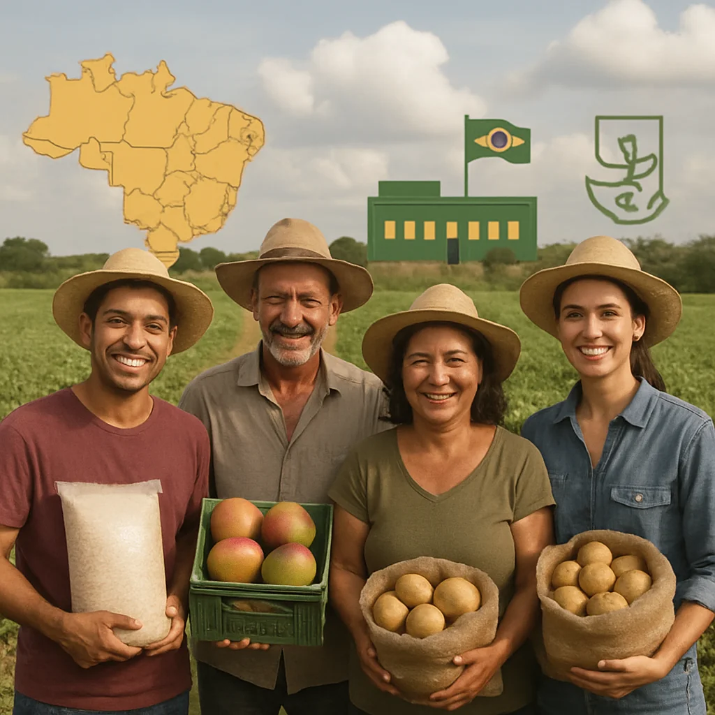 Agricultores familiares recebem bônus do Pronaf em agosto para arroz, manga e batata