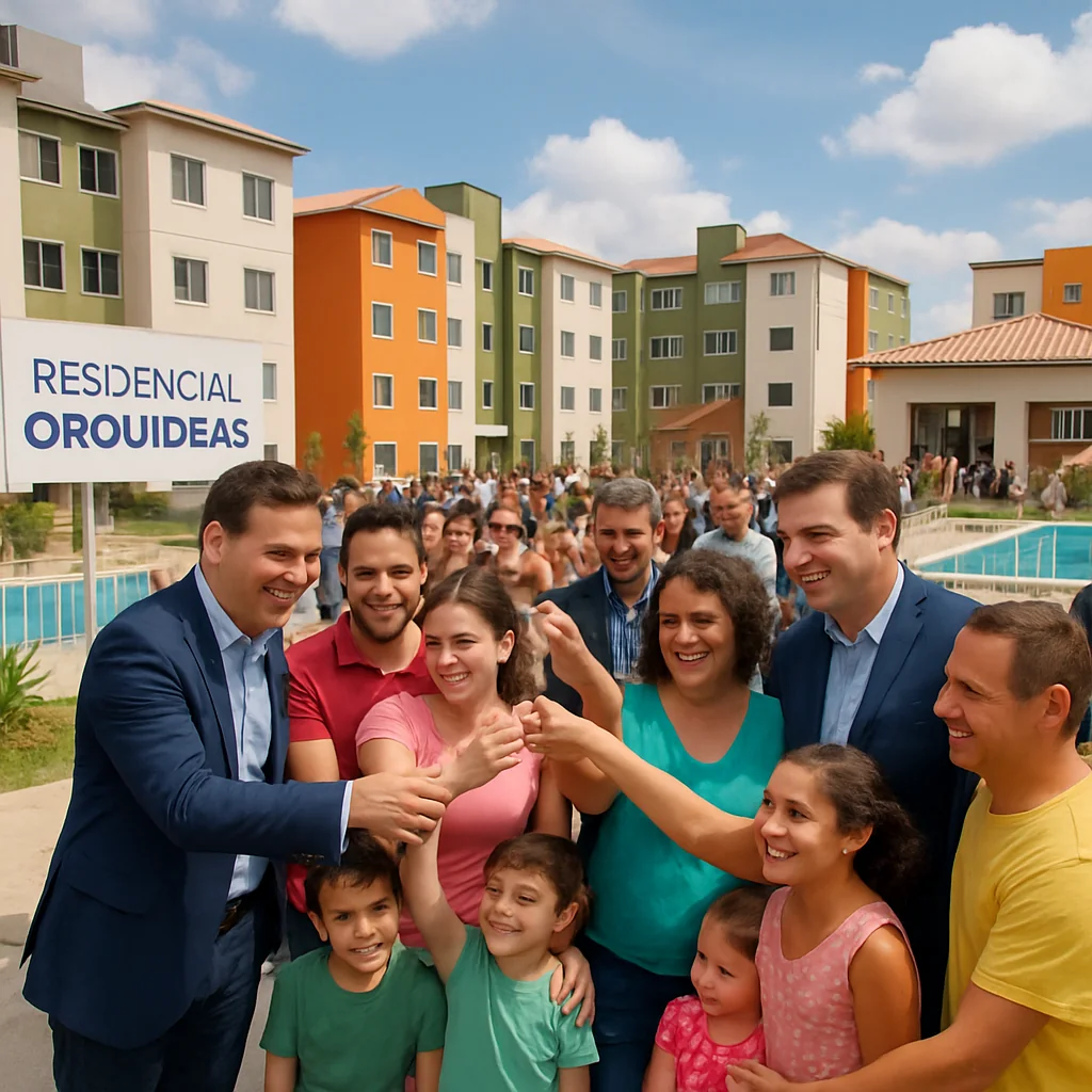 Habitação Programa Casa Fácil Paraná: Residencial Orquídeas entrega 255 lares em Araucária
