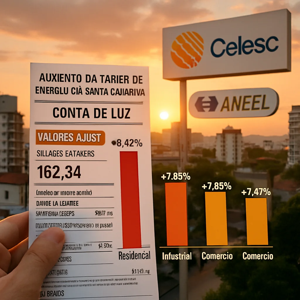 Energia elétrica sobe em SC sexta-feira: veja valores e perfis