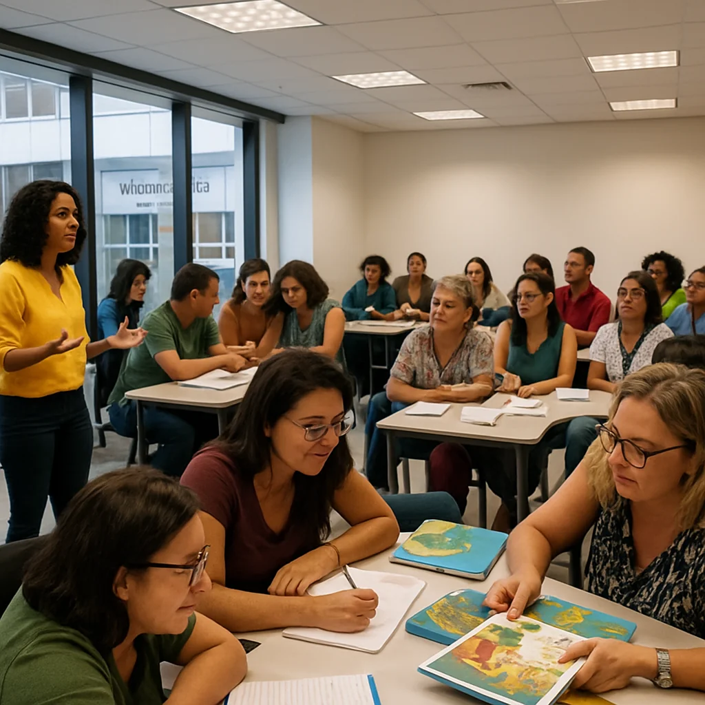 Professores da Rede Municipal de Olinda em Encontros Formativos Essenciais