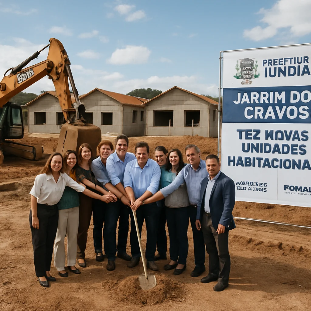 Prefeitura de Jundiaí inicia obras de 132 moradias no Jardim dos Cravos