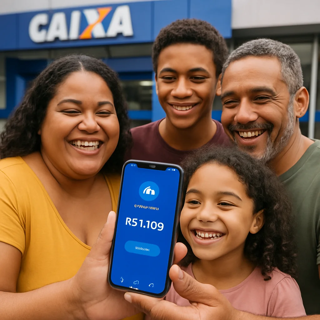 Nesta quinta-feira (21), Caixa paga até R$ 1.108 no Bolsa Família via Pix