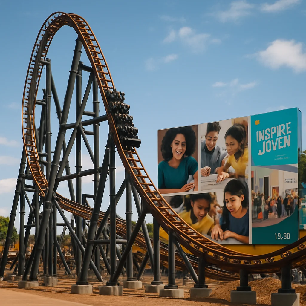 Montanha-russa do Cacau Park e 800 vagas do Inspire Jovem em Itu