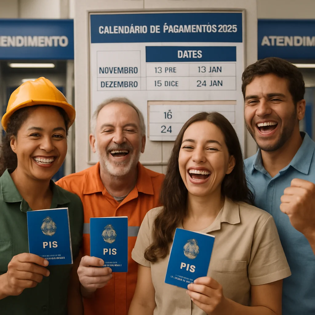 Pagamento do PIS 2025: Liberação para Nascidos em Nov e Dez a Partir de 15/08