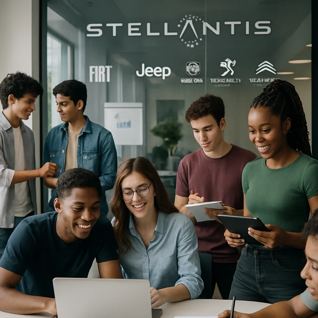 Stellantis oferece 525 vagas para jovens de 16 a 21 anos em 2025