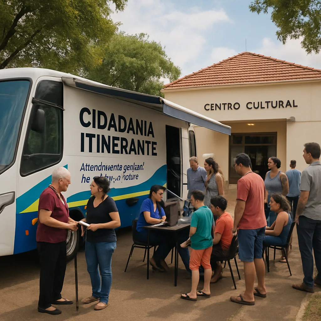 Projeto Cidadania Itinerante oferece serviços gratuitos em Urupês nos dias 21 e 22/08