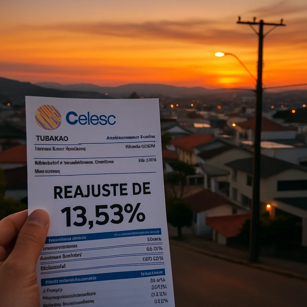 Conta de Luz em Santa Catarina terá Reajuste Médio de 13,53% em 2025