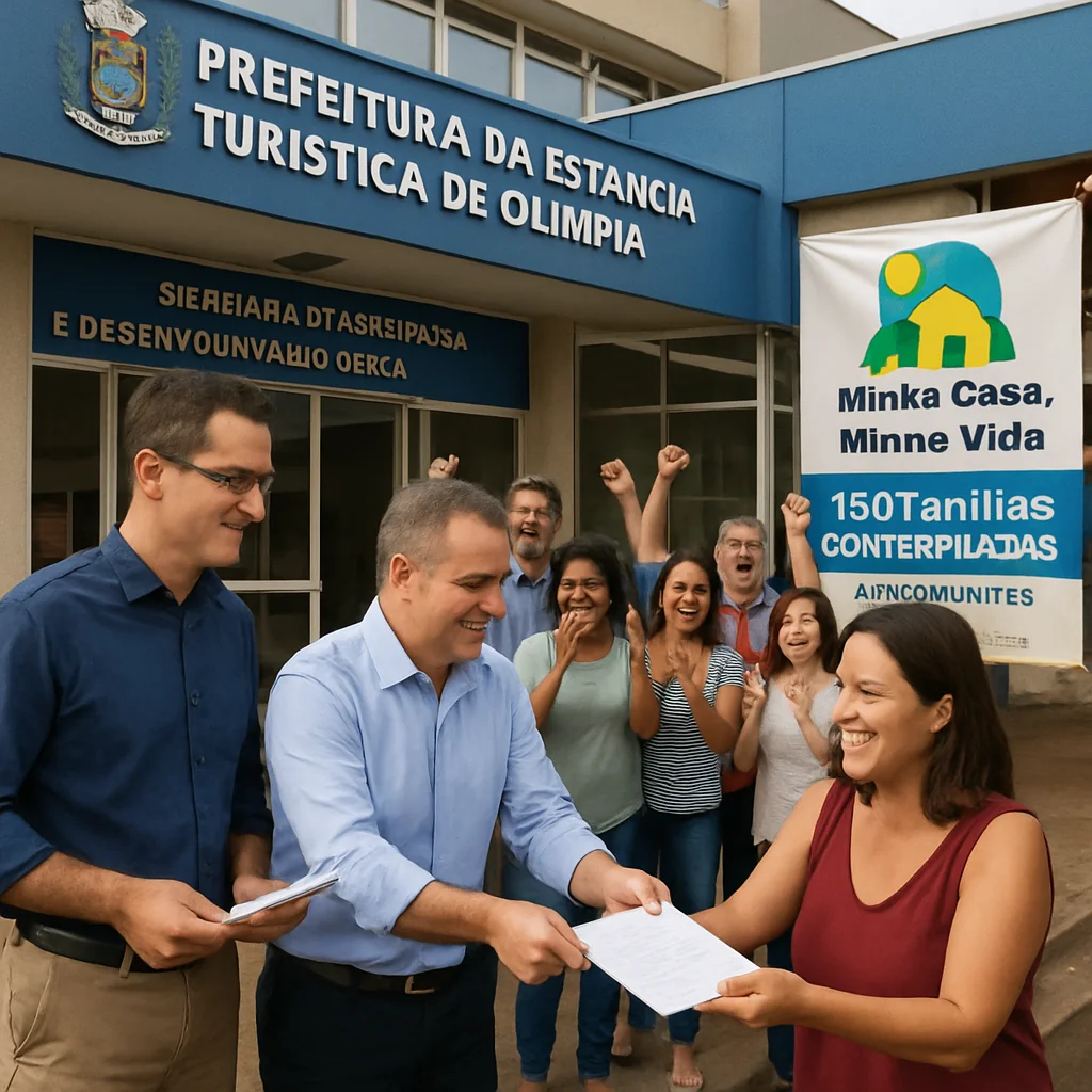 Prefeitura divulga lista das 150 famílias contempladas e suplentes do Minha Casa, Minha Vida em Olímpia