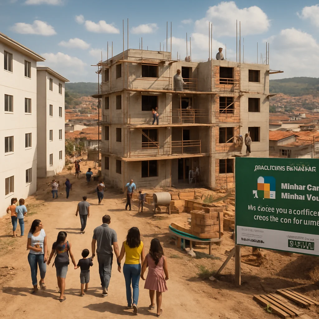 Cidade contemplada com recursos para novas moradias pelo Minha Casa Minha Vida