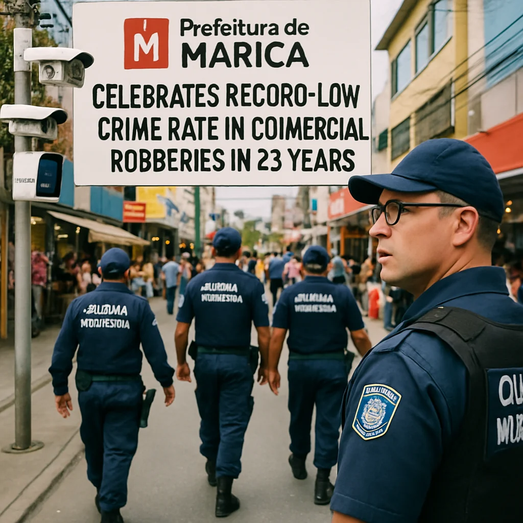 Menor índice de roubo a comércios em Maricá em 23 anos: veja como